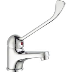 Keverőcsap, asztali, orvosi karral, kifolyóval