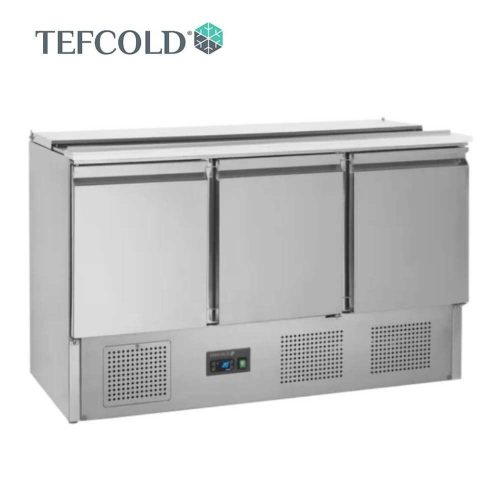 Tefcold salátahűtő pult, GN1/1, 3 ajtós