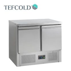   Tefcold salátahűtő pult, GN1/1, 2 ajtós, rozsdamentes acél, 900x700x877 mm