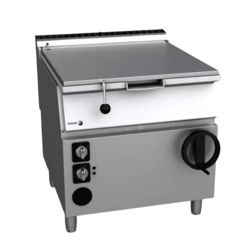 Fagor billenő serpenyő,elektromos, 90 literes, rozsdamentes acél tartály, manuális