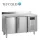 Tefcold hűtött munkaasztal, felhajtással, 2 ajtós, ventillációs, 240 literes, 1360x600x925 mm