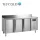 Tefcold hűtött munkaasztal, felhajtással, 3 ajtós, ventillációs, 360 literes, 1795x600x925 mm