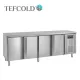 Tefcold mélyhűtött munkaasztal, felhajtás nélkül, 4 ajtós, ventillációs, 480 literes, 2230x600x920 mm