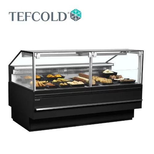 Tefcold kínáló hűtővitrin, 489 L, ventilációs