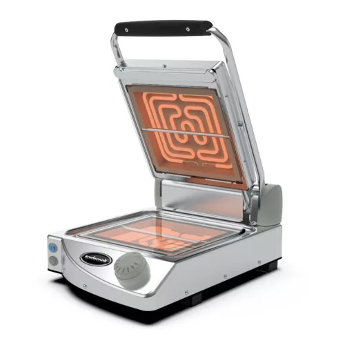 Spidocook kontakt grill, 1 zónás, üvegkerámia, átlátszó sima felületű, 1,5 kW