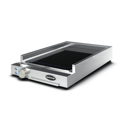 Spidocook Spidoflat elektromos rostlap, 1 zónás, üvegkerámia, sima felületű, 2,5 kW