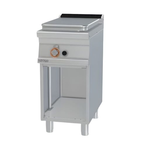 Lotus tűzhely, gázüzemű, 1 zónás francia lap, nyitott tárolóval, 7 kw
