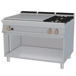   Lotus tűzhely, gázüzemű, 1 zónás francia lappal, 2 égőfejjel, nyitott tárolóval, 29 kw