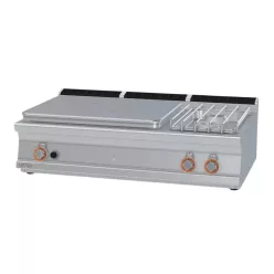   Lotus tűzhely, gázüzemű, 1 zónás francia lappal, 2 égőfejjel, asztali, 25 kw