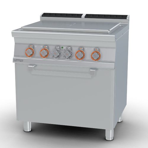 Lotus tűzhely, elektromos, 4 zónásFrancia lap, elektromos légkeveréses sütővel