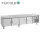 Tefcold hűtött alépítmény, GN1/1, 4 ajtóval, 2230 x 700 x 670 mm
