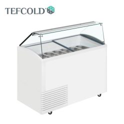   Tefcold Fagylaltpult, leheletvédővel, statikus, 10x5 literes