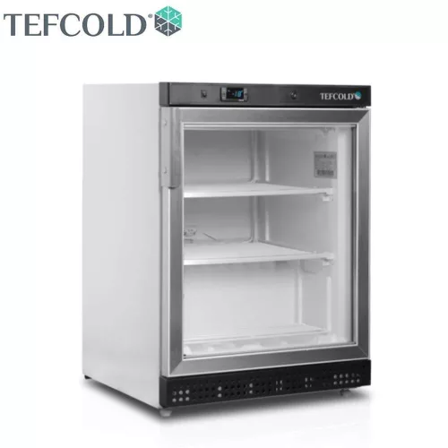 Tefcold fagyasztóvitrin, 200 literes, üvegajtós, statikus, fehér