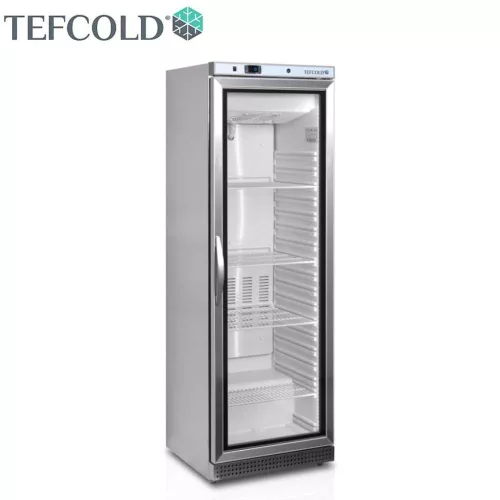 Tefcold fagyasztóvitrin, 400 literes, üvegajtós, ventillációs