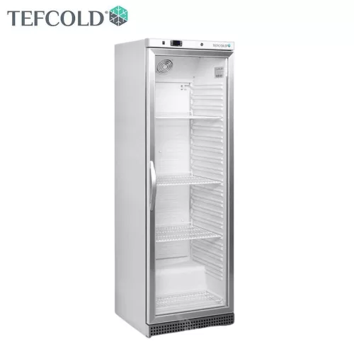Tefcold hűtővitrin, 374 literes, üvegajtós, ventillációs
