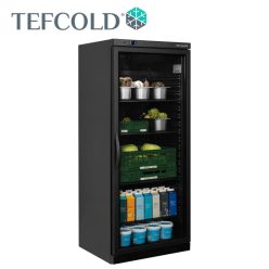   Tefcold hűtővitrin,Fekete, 600 literes, GN2/1, palásthűtéses
