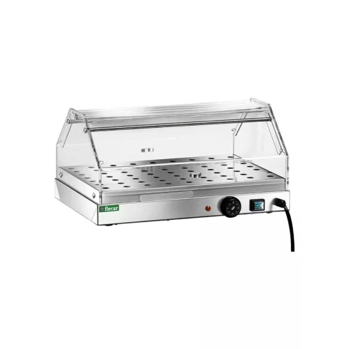 Forcar asztali melegentartó vitrin, egyszintes, elektromos, 0,25 kW