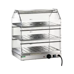   Forcar asztali melegentartó vitrin, háromszintes, elektromos, 0,4 kW