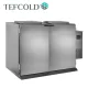 Tefcold ételmaradék hűtő, 2 ajtós, rozsdamentes, ventillációs