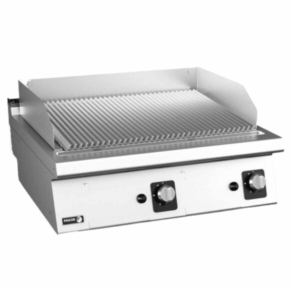 GRILLSÜTŐ, gázüzemű, 2 zóna, asztali, inox