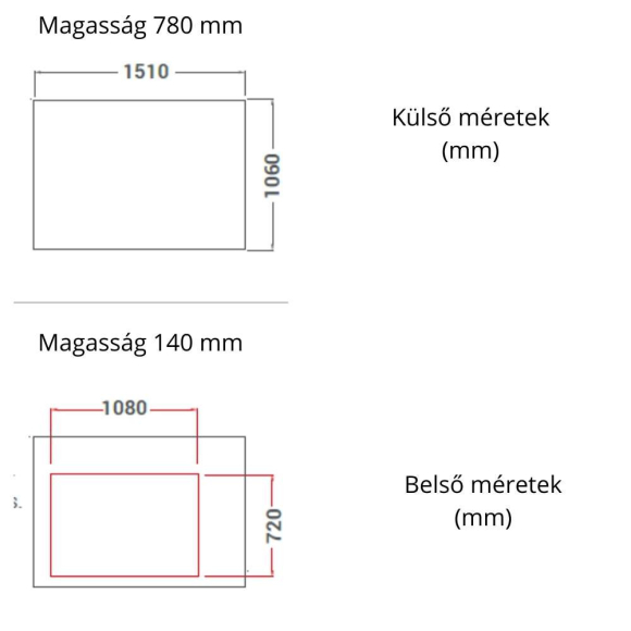 Pizzakemence, kétkamrás, elektromos, digitális kezelőpanellel