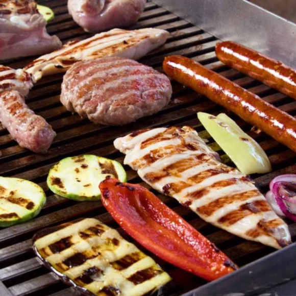 Energiatakarékos elektromos grillsütő, 3 zónás, 10,8kW