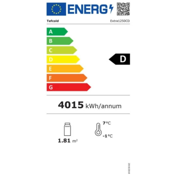 HŰTŐVITRIN, 880 literes, üvegajtós, ventilációs, fekete