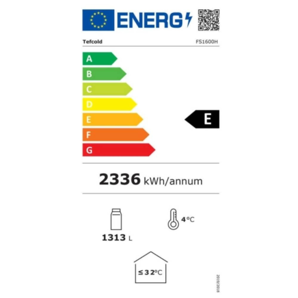 HŰTŐVITRIN, 1329 literes, üvegajtós, ventilációs