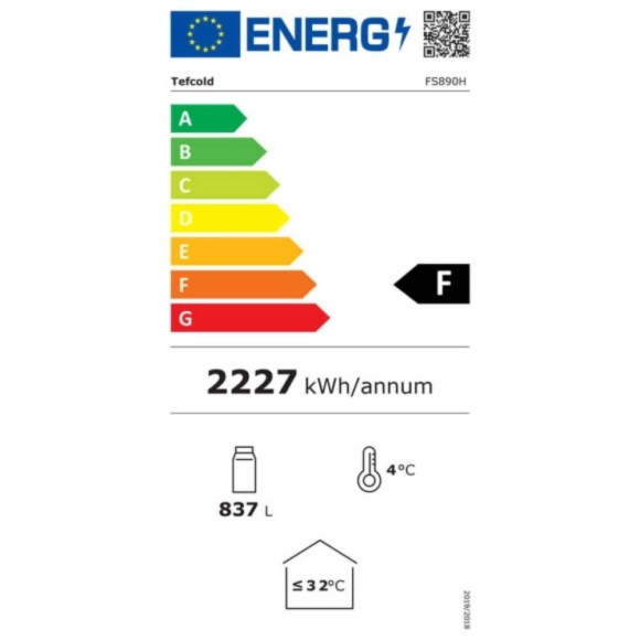 HŰTŐVITRIN, 707 literes, üvegajtós, ventilációs, fekete