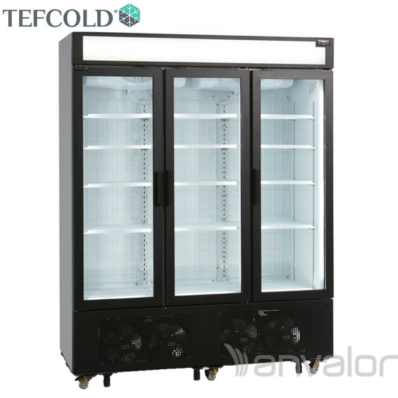 FAGYASZTÓVITRIN, 1252 literes, üvegajtós, ventilációs, 2 különálló hűtőrendszerrel