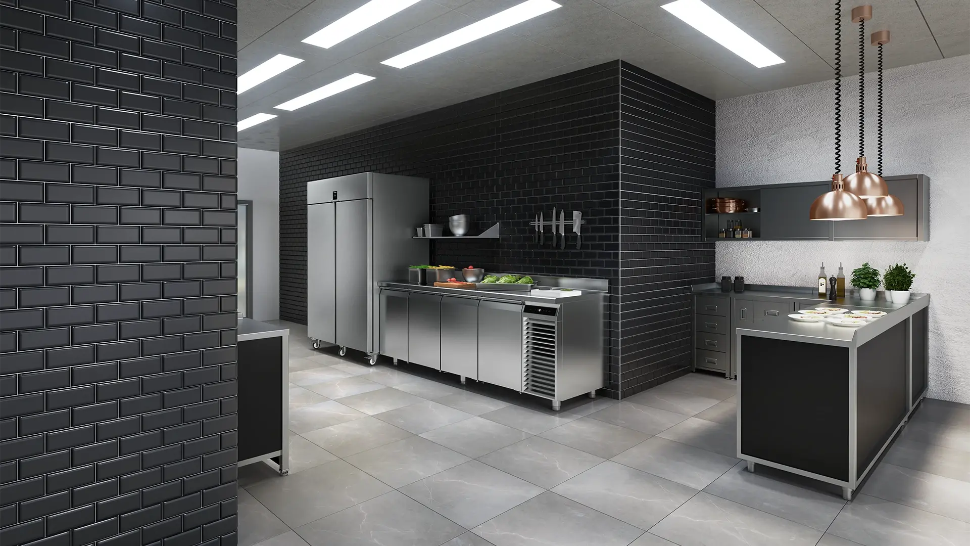Liebherr professzionális hűtőszekrény modern nagykonyhában