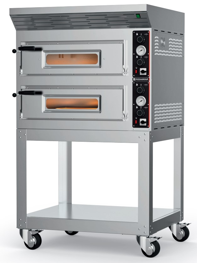 PizzaGroup Entry Max kétkamrás elektromos pizzakemence
