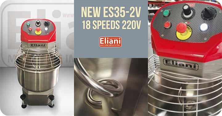 Eliani ES35 spirálkaros dagasztógép
