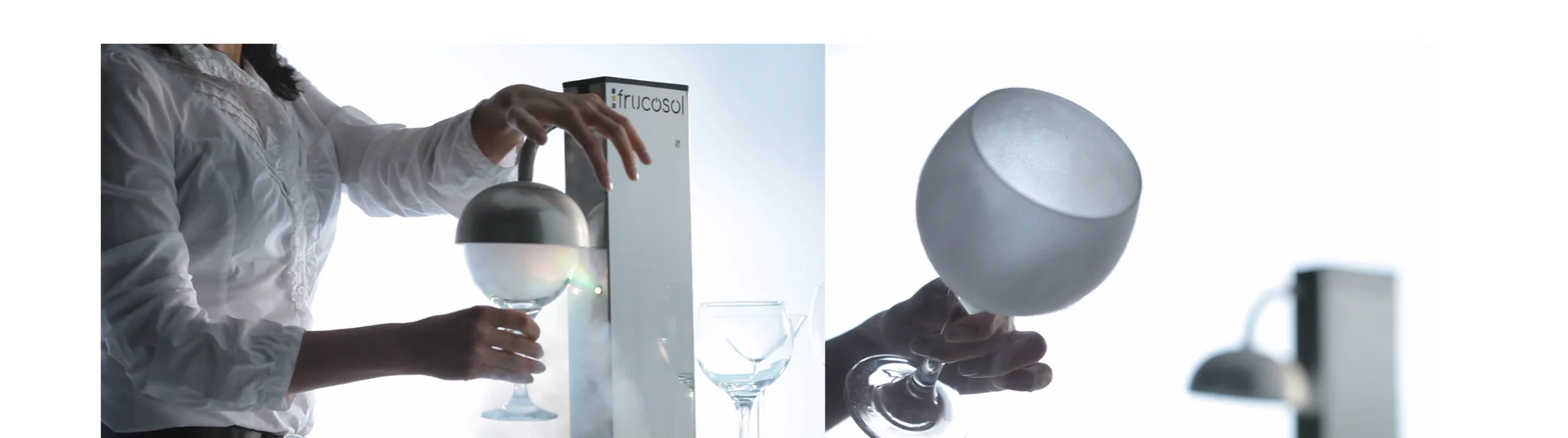 Frucosol GF-1000 pohárhűtő használat közben
