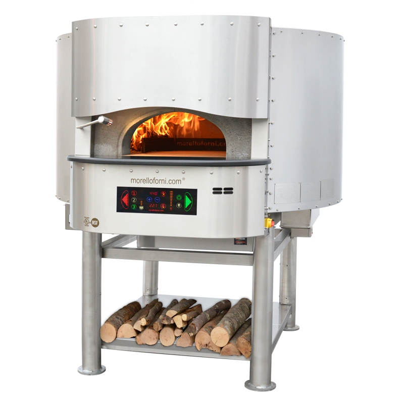 Morello Forni FMR forgótányéros fatüzelésű pizzakemence