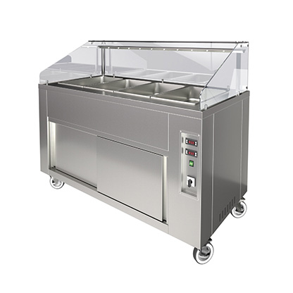 Tecnosteel show food megoldás